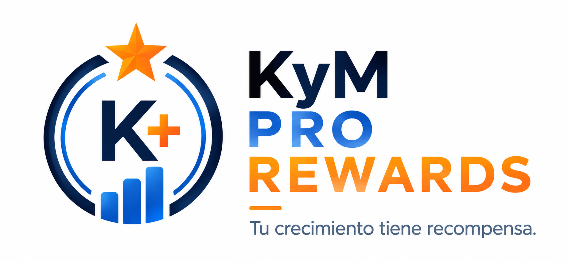 Logo de KyM Pro Rewards, el programa de reconocimiento de KyM